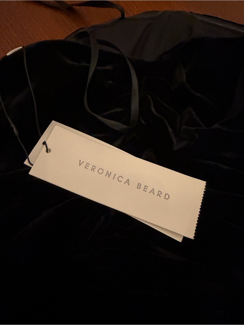 NWT Veronica Beard Palo Dress Black Size 8 - Picture 6 of 6